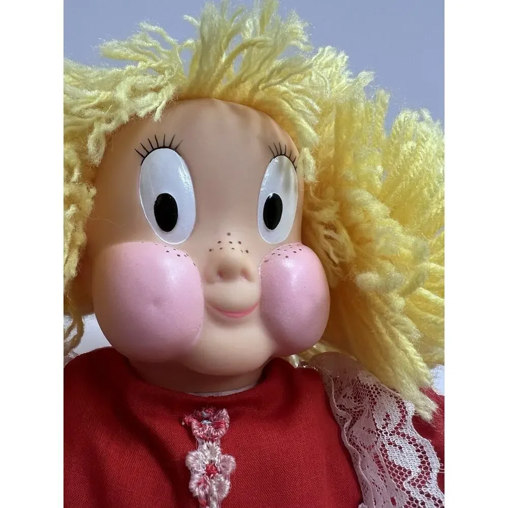 The Susie Moppet Doll 1985 With Box Singing Tammy Bakker Plush Doll NOT TESTED